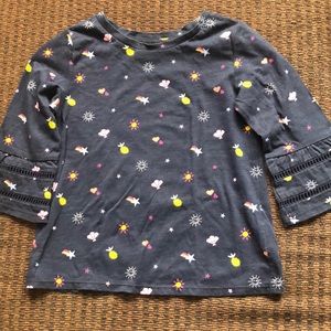 🔴Gap 3/4 bell sleeve top